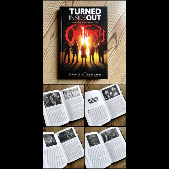 TURNED INSIDE OUT The Official Story of OBITUARY Hardback Book